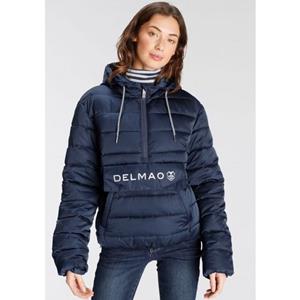 DELMAO Steppjacke, mit Kapuze, mit Logoprint auf der Taschenklappe ---NEUE MARKE