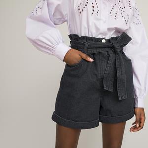LA REDOUTE COLLECTIONS Paperbag short in denim