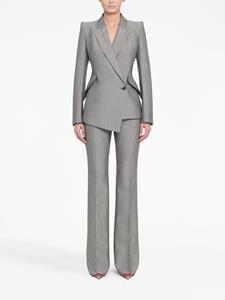 Alexander McQueen Broek van mohair wolmix - Grijs