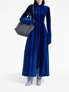 Proenza Schouler ombré-effect velvet shirtdress - Blauw