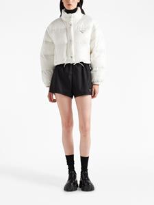 Prada Cropped donsjack - Wit