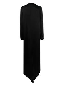 Barbara Bologna Maxi-jurk met V-hals - Zwart