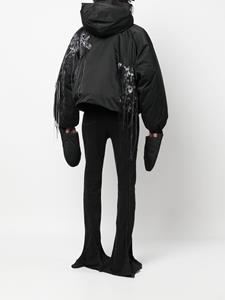 Yohji Yamamoto Jack met borduurwerk - Zwart