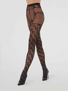 Wolford Floral Suspender Tights