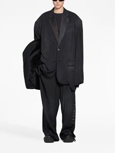 Balenciaga Gerafelde blazer - 1000 -Black