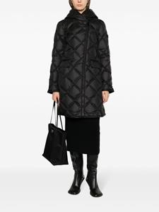 Peuterey hooded quilted coat - Zwart