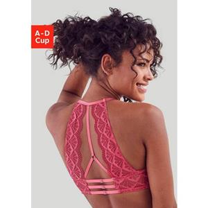 LASCANA Push-up-BH "Sienna", mit dekorativem Spitzenrücken, sexy Dessous