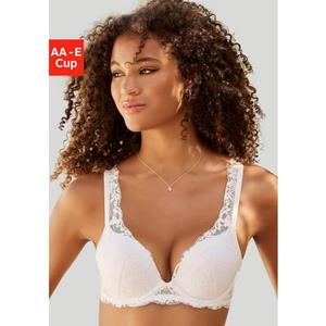 Lascana Push-up-bh rondom van prachtige, gebloemde kant, dessous