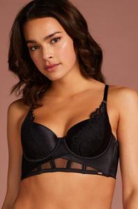 Hunkemöller Voorgevormde longline beugel bh Jacqueline Zwart