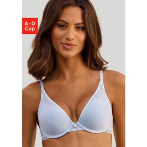 s.Oliver Push-up-BH "Zoè", aus modischen Mesh in Streifen-Optik, Dessous