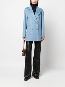 P.A.R.O.S.H. double-breasted wool blazer - Blauw