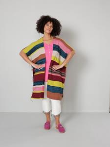 Angel of Style Poncho met franjes  Multicolor