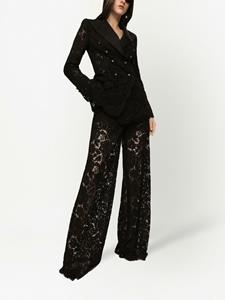Dolce & Gabbana Blazer met dubbele rij knopen - Zwart