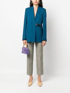 Jil Sander Colbert met enkele rij knopen - Blauw