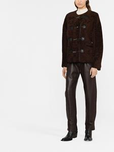 TOTEME Lammy coat - Bruin