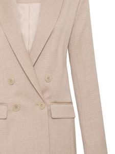 Rebecca Vallance Blazer met dubbele rij knopen - OATMEAL