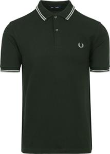 fredperry Fred Perry - Twin Tipped Night Green/Sea Grass - Polo