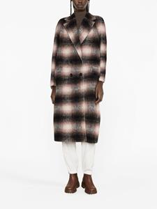 PS Paul Smith checked wool-blend coat - Bruin