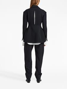 Proenza Schouler tailored slim-cut blazer - Zwart