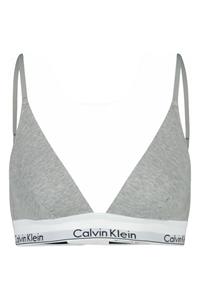 Calvin Klein Women's Triangle Bra Grey - L