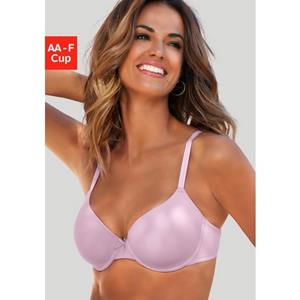 Lascana Bh met steuncups Ela - perfect basic met beugel van zijdeachtige microvezel, basic dessous