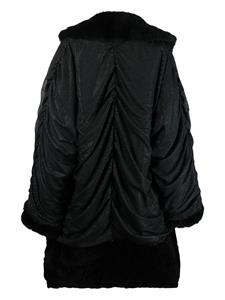 Moschino Pre-Owned 2000s jas met gedrapeerd-effect - Zwart