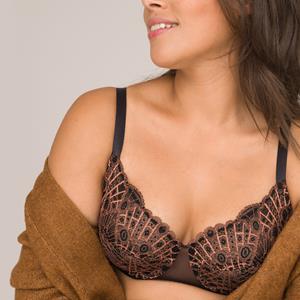 LA REDOUTE COLLECTIONS Minimizer BH in kant en microvezel