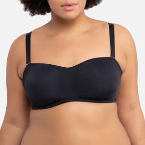 LA REDOUTE COLLECTIONS PLUS Onzichtbare bandeau BH in microvezel