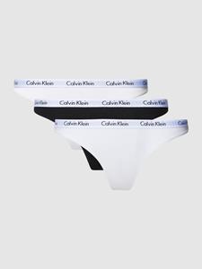 Calvin Klein String "THONG 3PK", (Packung, 3 St., 3er-Pack), mit sportlichem Elastikbund
