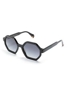 GIGI STUDIOS Shirley zonnebril met geometrisch montuur - Zwart