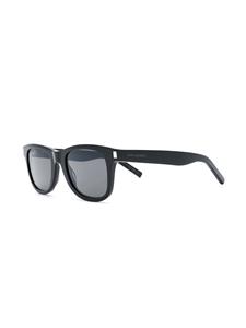 Saint Laurent Eyewear Zonnebril met vierkant montuur - Zwart