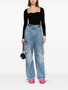 MSGM High waist jeans - Blauw