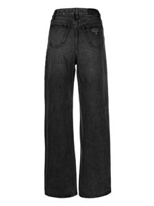 Armani Exchange Jeans met wijde pijpen - Zwart