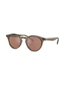 Oliver Peoples Romare zonnebril met rond montuur - Groen