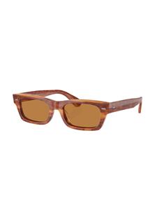 Oliver Peoples Davri zonnebril met rechthoekig montuur - 174253 Sugi Tortoise