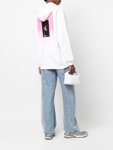 Calvin Klein Jeans Hoodie met logoprint - Wit