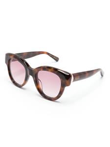 Pomellato Eyewear Zonnebril met cat-eye montuur - Bruin