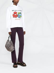 Dsquared2 Hoodie met print - Wit