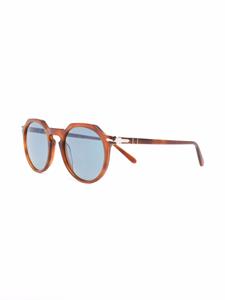 Persol Zonnebril met rond montuur - Bruin