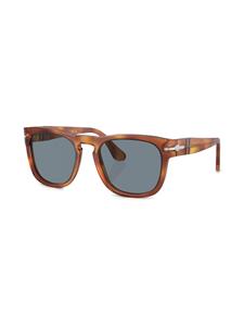 Persol Elio zonnebril met rond montuur - Bruin