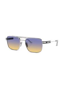 Prada Eyewear Zonnebril met vierkant montuur - Zilver