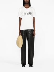 MM6 Maison Margiela High waist shorts - Zwart