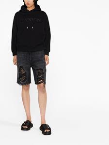 Lanvin Hoodie met logoprint - Zwart