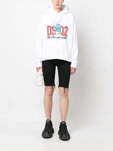 Dsquared2 Hoodie met logoprint - Wit