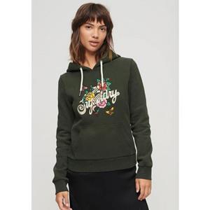 Superdry Kapuzensweatshirt TATTOO SCRIPT GRAPHIC HOODIE