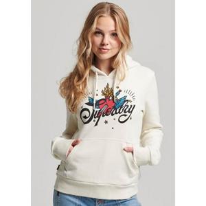 Superdry Kapuzensweatshirt TATTOO SCRIPT GRAPHIC HOODIE