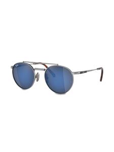 Ray-Ban Zonnebril met rond montuur - Zilver