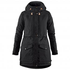 Fjällräven  Women's Singi Wool Padded Parka - Lange jas, zwart