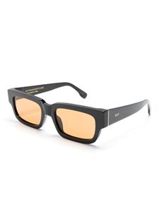 Retrosuperfuture Roma zonnebril met rechthoekig montuur - Zwart