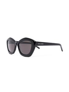 Saint Laurent Eyewear SL68 zonnebril met kattenoog montuur - Zwart